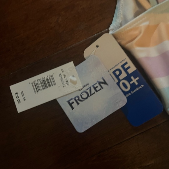 NWT Disney Frozen Elsa Anna swimsuit toddler / child - Picture 4 of 4
